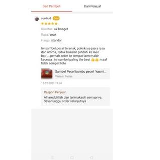 

Mega Sale Sambel Pecel bumbu pecel Yasmin pecel Kediri 1 kg #TREND