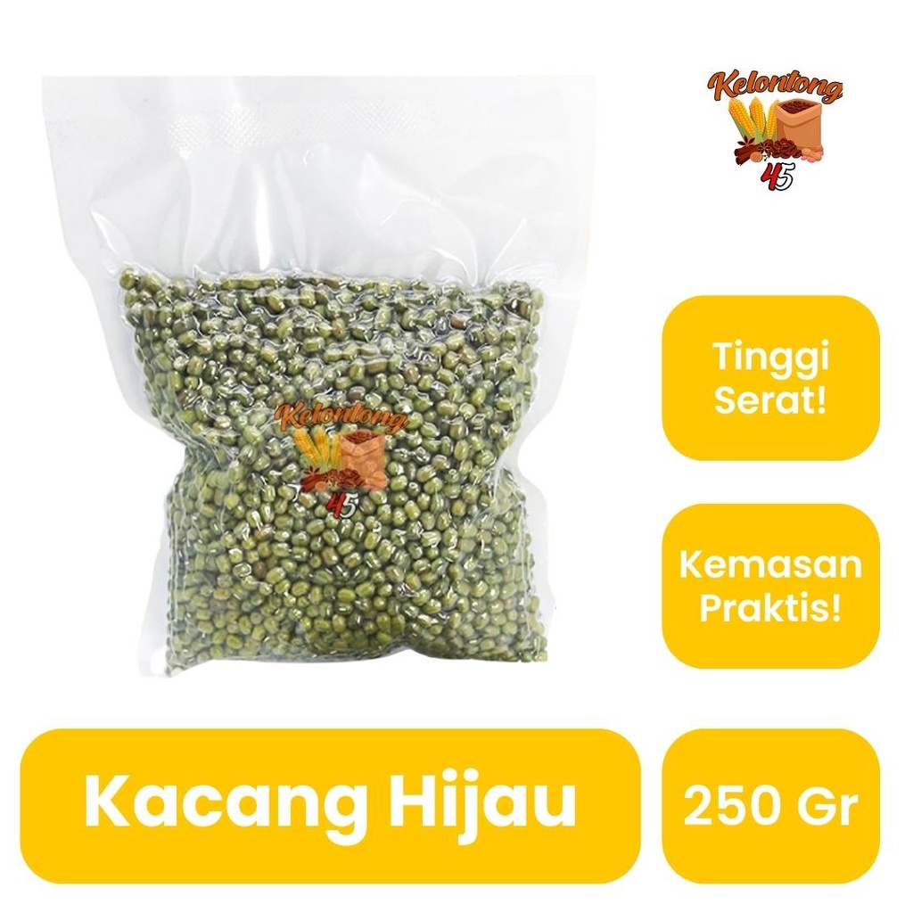 

Kelontong 45 - Kacang Hijau Kilap/ Yulek 250 Gram