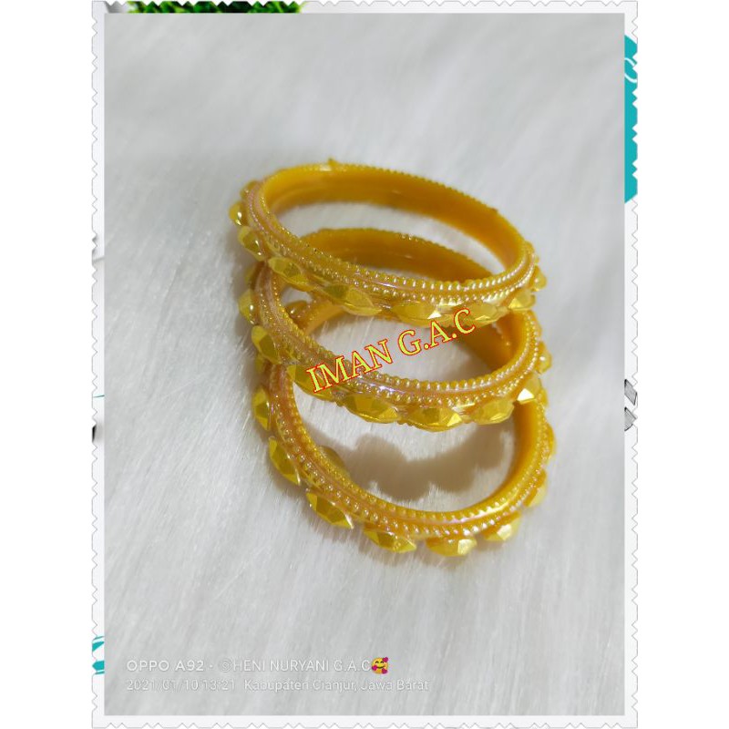 Gelang keroncong anak isi 5pcs/gelang india anak unik