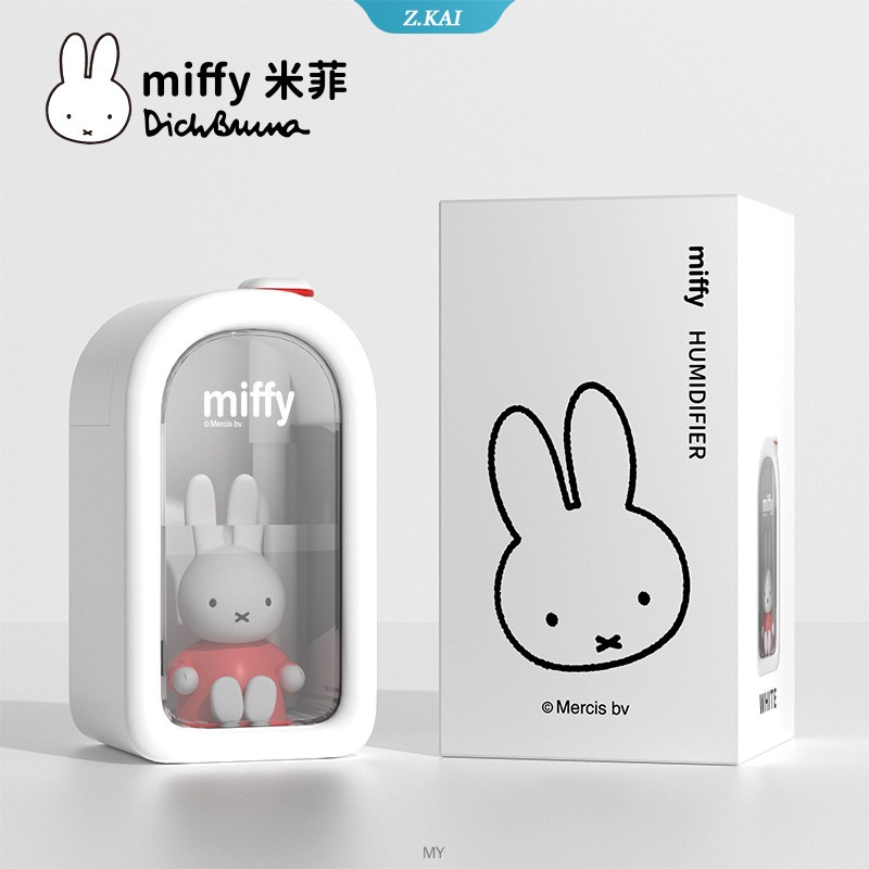 Miffy X MIPOW Humidifier Pelembab Udara Mini Portable Dengan Lampu LED Dan Port USB