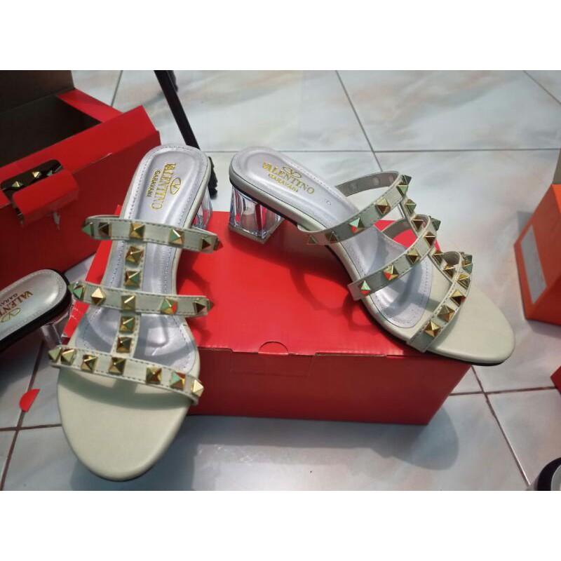 Heels Valentino Tumit Kaca