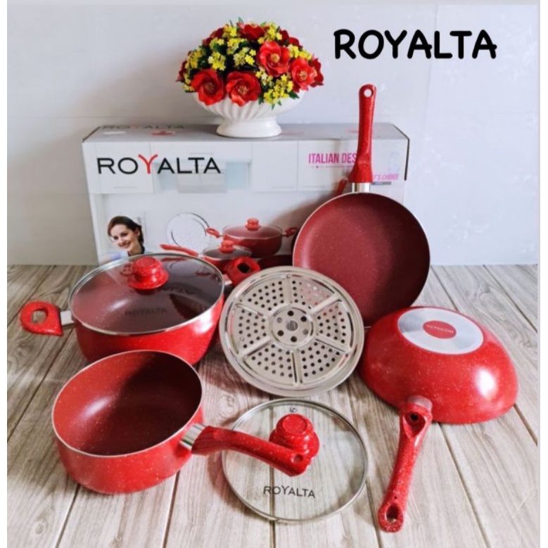 PANCI SET ROYALTA 7 PCS GRANITE ITALIAN