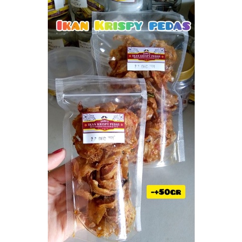 

IKAN KRISPY PEDAS HOMEMADE -+50 & -+75GRAM PER BUNGKUS