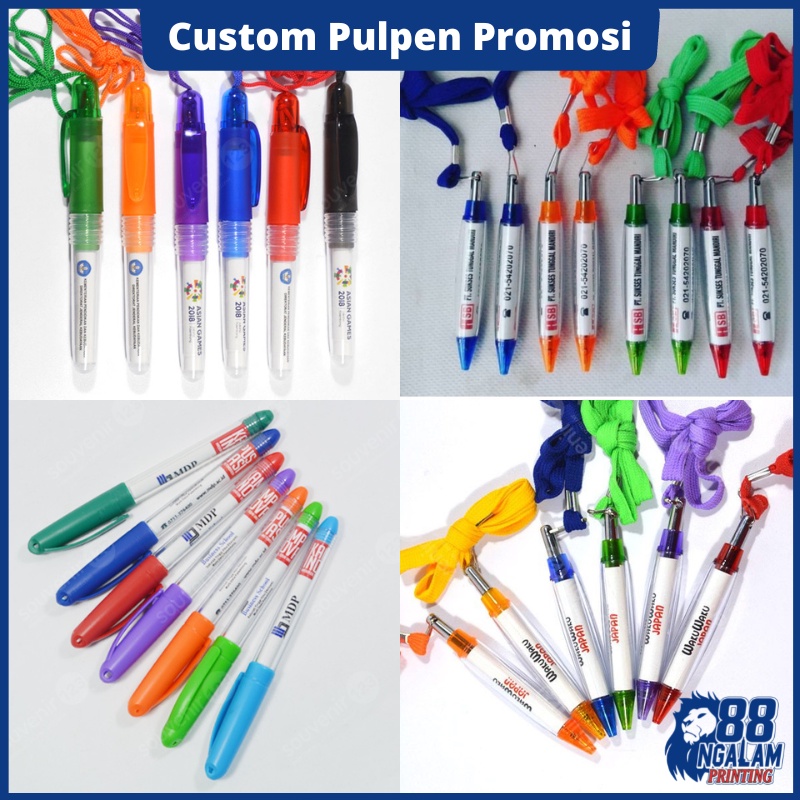 

Bolpoin Custom Desain / Pulpen Promosi Murah / Pulpen Seminar