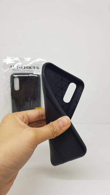 Auto Focus Samsung A2 Core 5.0 inchi Leather Soft Case Samsung A260 Motif Kulit Jeruk