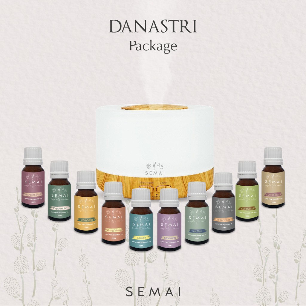 Paket Danastri SEMAI Essential Oil Diffuser