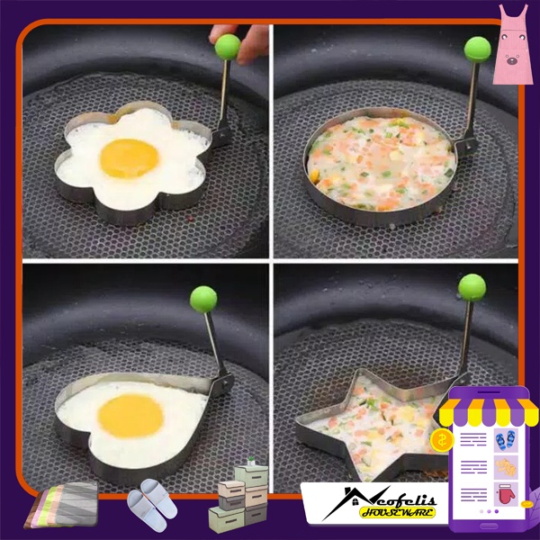 Alat Cetakan Telur Bermotif / Egg Mold - PR0121