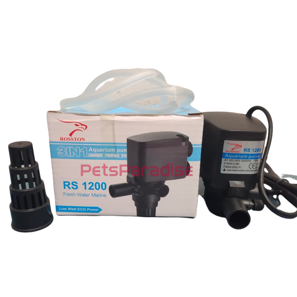 Rosston RS 1200 Pompa Air Power Head Aquarium Water Pump Aquascape