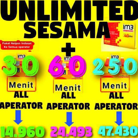 [MURAH BGT] Paket Telepon Indosat Ooredoo Nelpon Murah Sesama Indosat Semua Operator 7 Hari 30 Hari