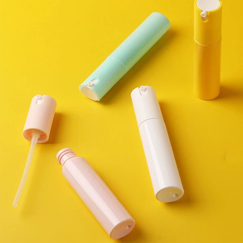 30ml Isi Ulang Portabel Travel Push-type Wadah Aksesoris Sub-Botol Oral Parfum Lotion Pump Head Macaron Penyimpanan Cairan Untuk Alkohol Disinfektan Spray Bottle Dispense