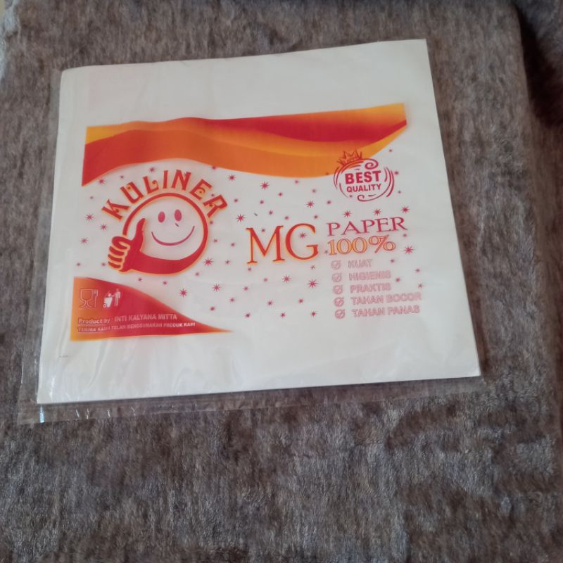 kertas KFC kertas nasi