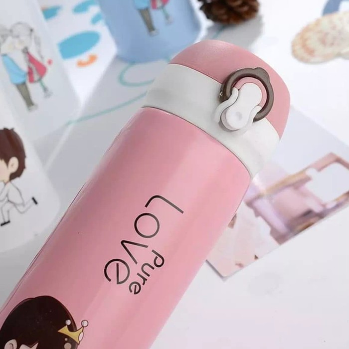 [COD] TERMOS KANCING LOVE / VACUUM STAINLESS TUMBLER KARAKTER 500ML