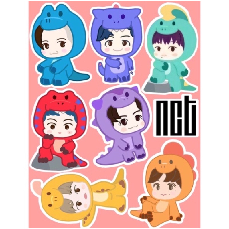 

STIKER NTC CUTE DINO DKK
