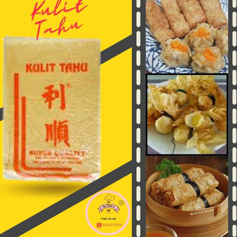 

4.4 SALE Kulit Tahu Lumpia Bakien Hekeng Dimsum Gohiong Kulit Kembang Tahu Low Carbo ##