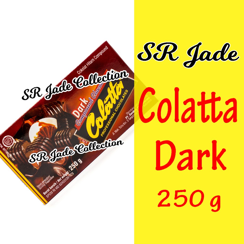 Colatta Dark Compound 250g Collata Coklat Hitam Compound ...