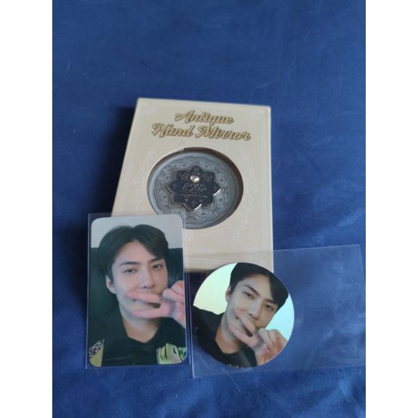 EXO rare SM Antique Hand Mirror sehun osh set photocard official