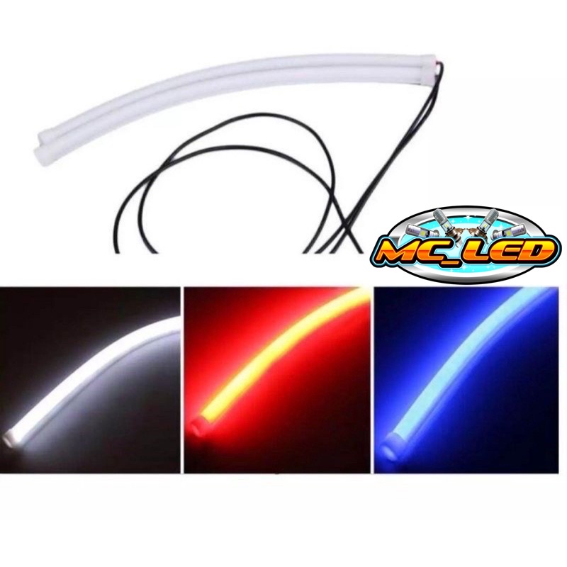 COD Lampu Alis Motor Fleksibel 30cm Tidak Bintik Standby LED Motor HARGA SATUAN