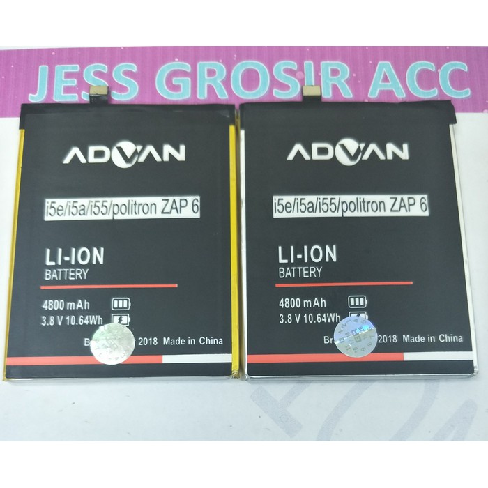 Baterai Battery Original ADVAN I5E Lite I5A I55 BP-50CH POLYTRON Zap 6