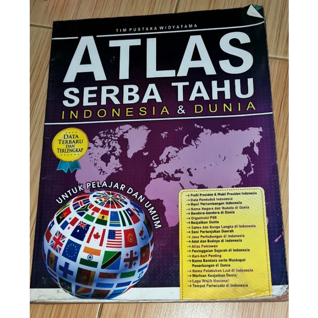[PRELOVED] ATLAS SERBA TAHU INDONESIA & DUNIA