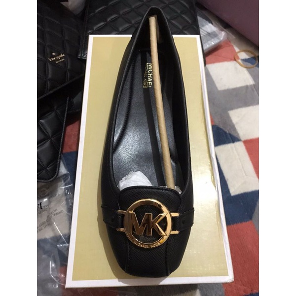 Michael Kors Fulton Black Safiano Shoes