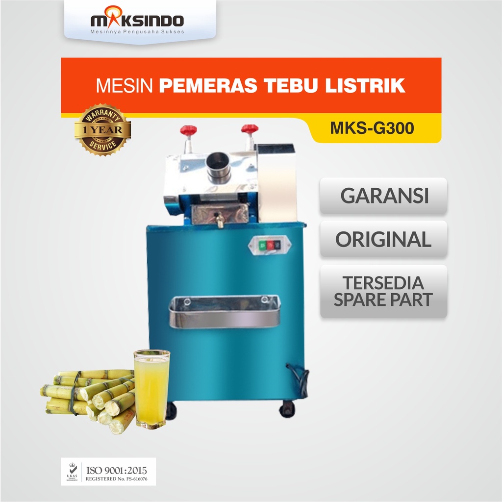 Mesin Pemeras Tebu Listrik MKS-G300