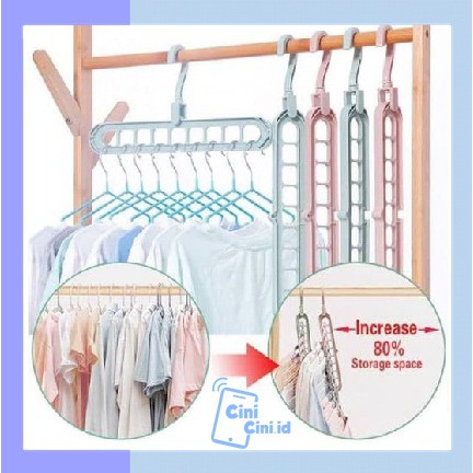 Wonder Hanger Gantungan Baju Lemari Pakaian atau jemuran ...