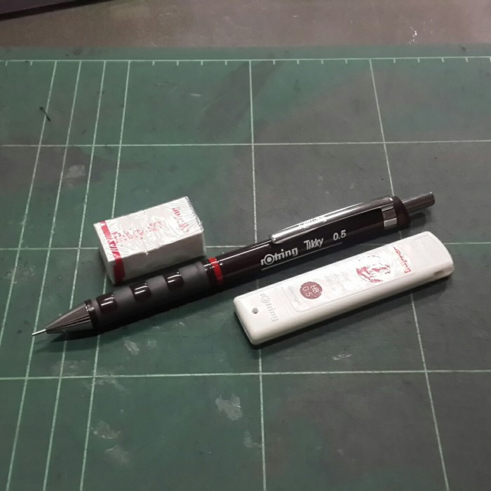 

Pensil Mekanik Rotring Tikky 0.5 Set Penghapus Dan Isi Pensil