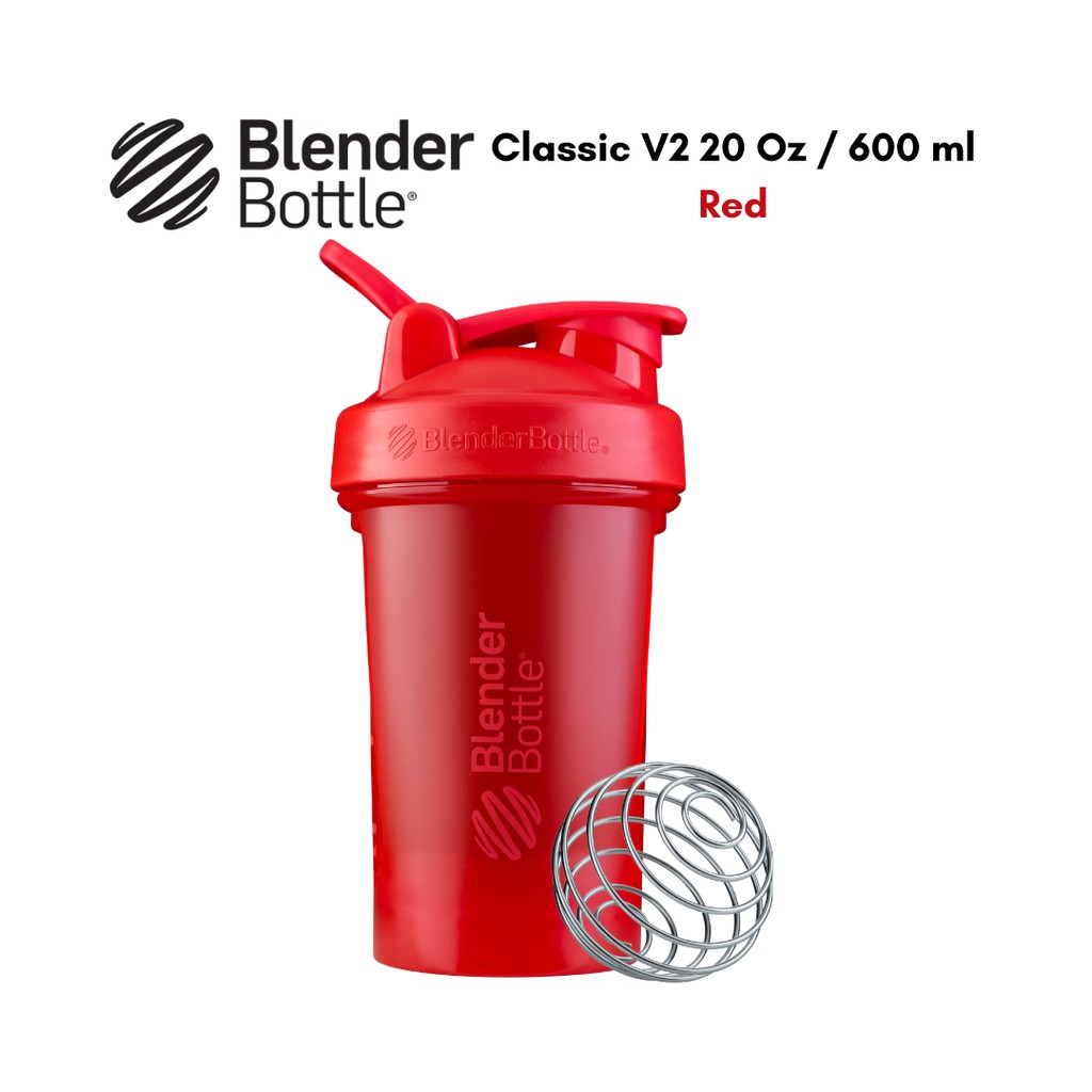 BlenderBottle Classic V2 Shaker Bottle Perfect for Protein Gym Fitness Blender Bottle