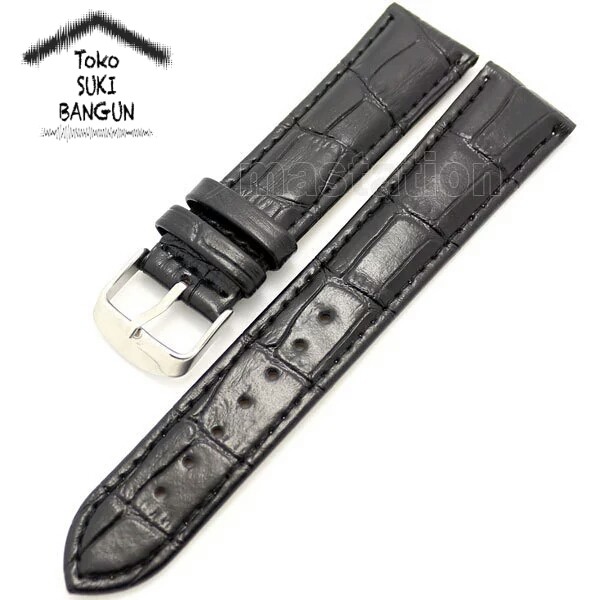 TALI JAM 26mm Kulit Leather Bamboo Pattern Buckle Watch Band Strap