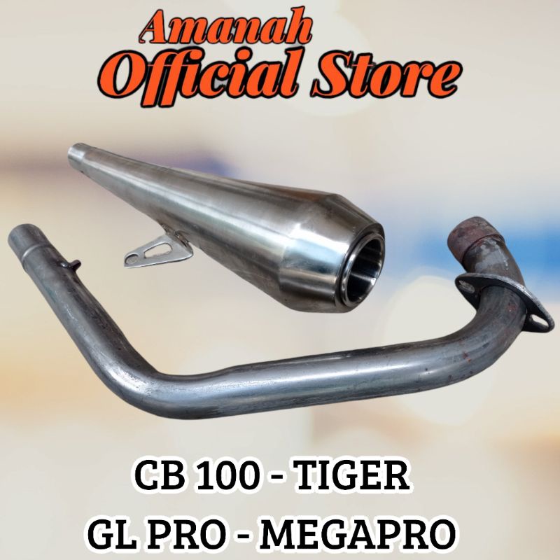 knalpot Custom japstyle caferacer Tiger Megapro Scorpio dll