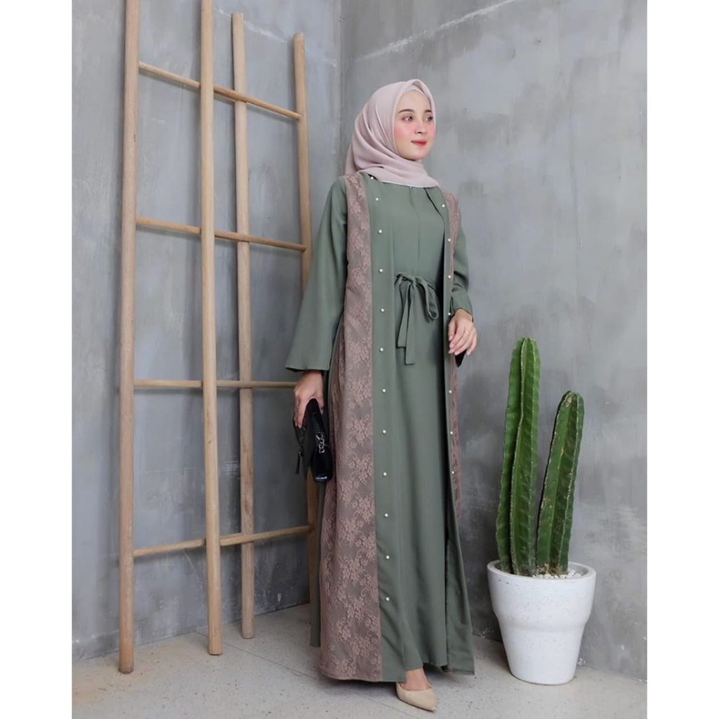 ADEERA CASUAL DRESS WANITA / DRESS BRUKAT / DRESS KEKINIAN