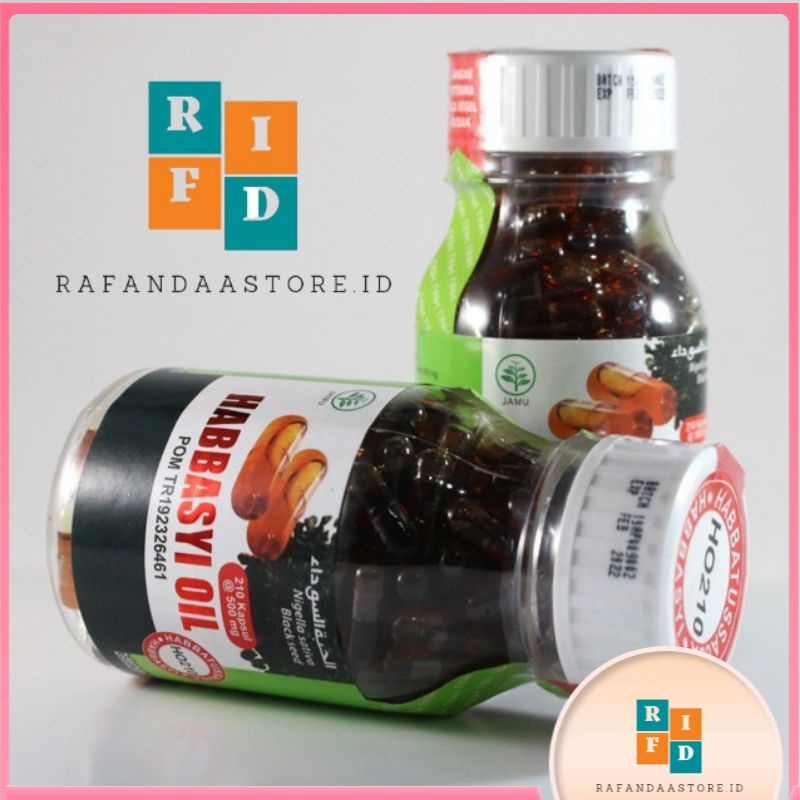 Habbasyi Oil  / Habbatussauda Oil isi 210 kapsul / Habbasy Oil