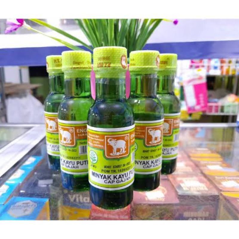 Minyak kayu putih cap gajah botol kaca