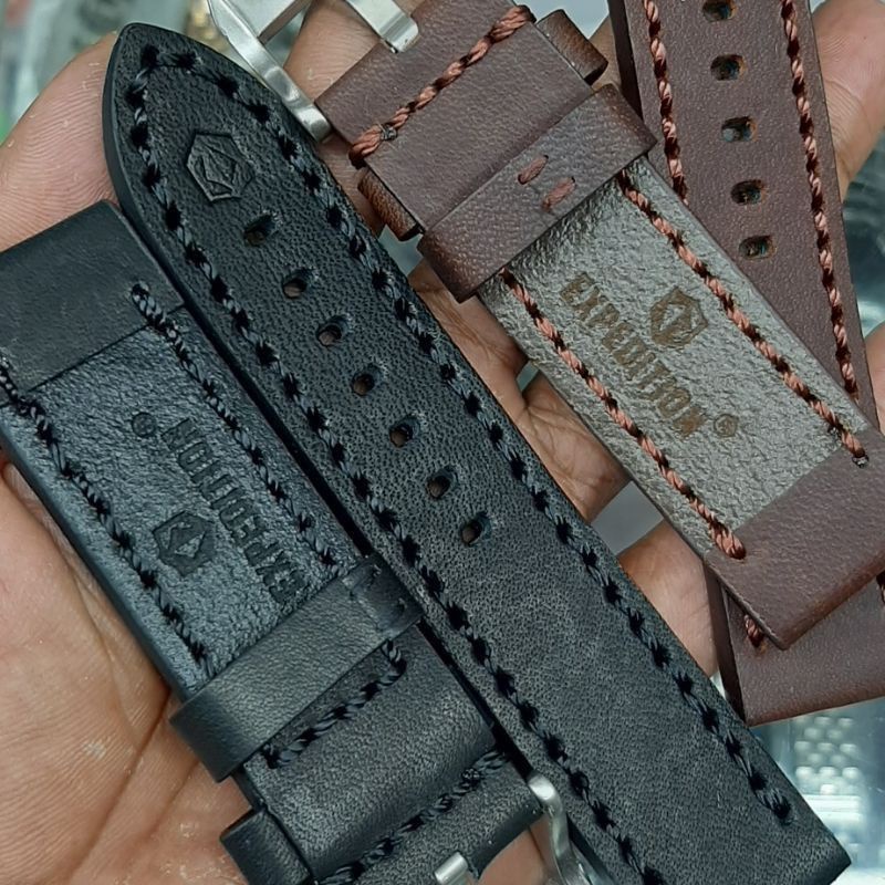 Strap Kulit tali jam tangan Alexandre Christie dan Expedition