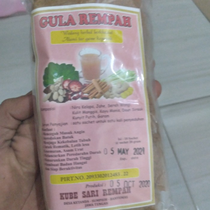 

Gula Rempah Wedang Herbal Alami