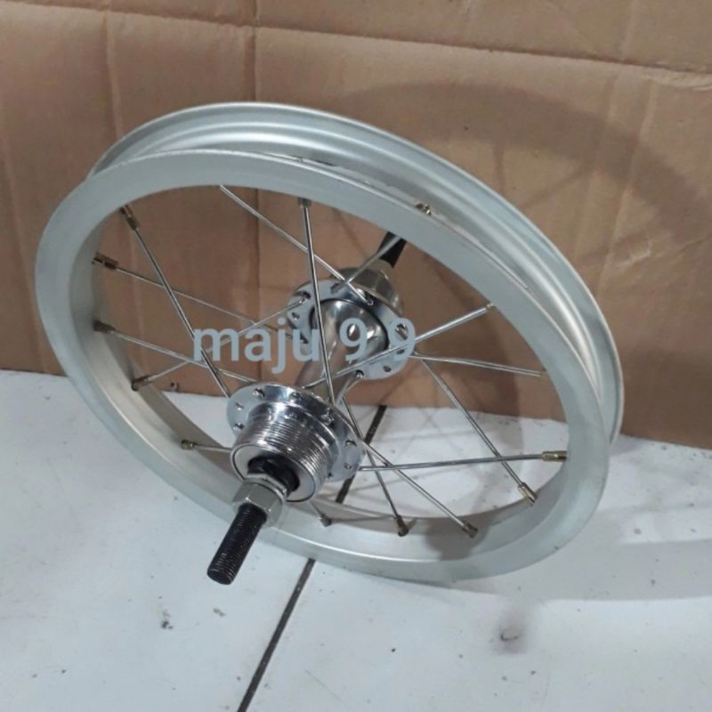 Velg Jadi 12 inch Belakang Sepeda/Wheelset Sepeda 12 inch Sepeda Belakang Velg alloy