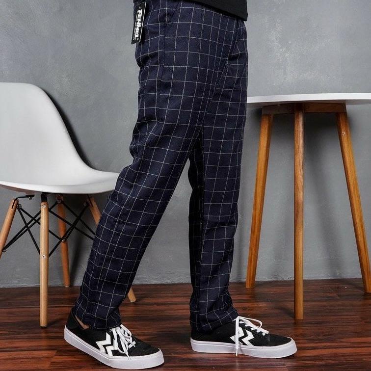 [KODE F9059] CELANA TARTAN PRIA PREMIUM CELANA CHINO TARTAN DICKIES CELANA KOTAK