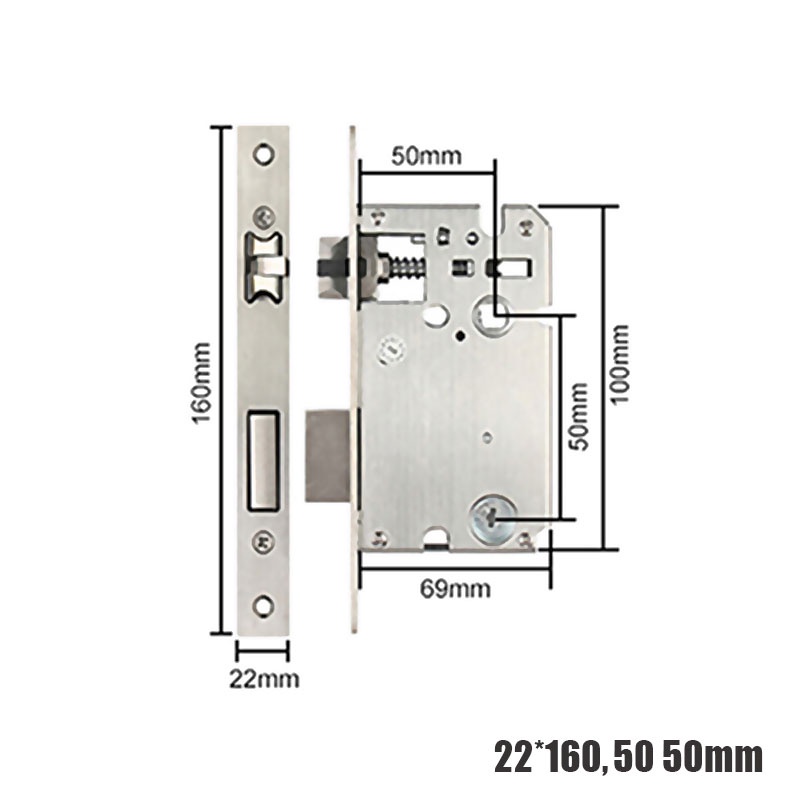 KUNCI PINTU Mortise Lock Set Digital Lock Body door mortise