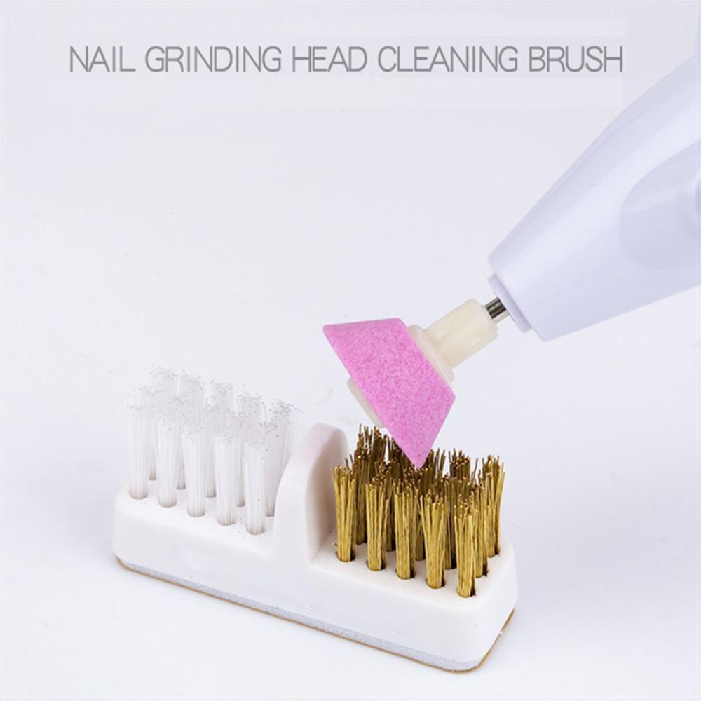 R-flower Cleaning Brush Professional Portable Alat Manikur Salon Nail Art Pembersih Kawat Tembaga