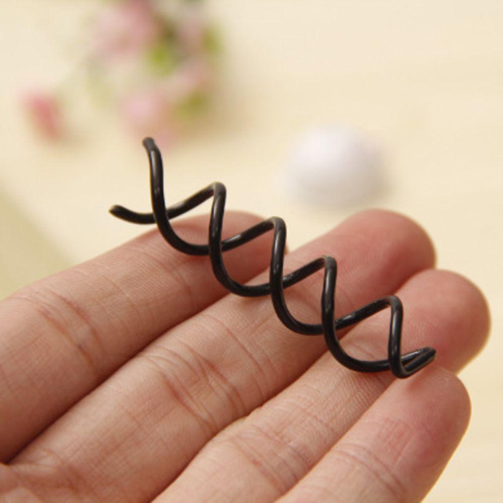 Nickolas1 Jepit Rambut Fashion Hairdresser Twist Barrette Spiral Jepit Rambut Braider Swirl Spiral Headwear Twists Coils Screw Pin