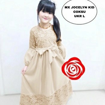 Baju Gamis Anak Berukat Baju Lebaran Anak terbaru 2021 Model Kekinian Lengakap Semuah Ukuran