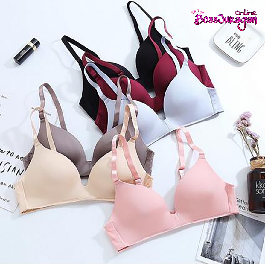 (BOSS) BRA VICTORIA - Pakaian dalam Bra Victoria tanpa kawat  / BH victoria tanpa kawat IMPORT