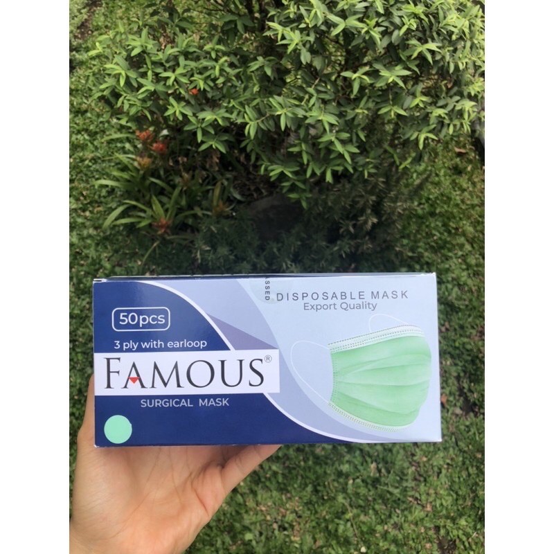 MASKER FAMOUS MEDIS IZIN KEMENKES 3PLY