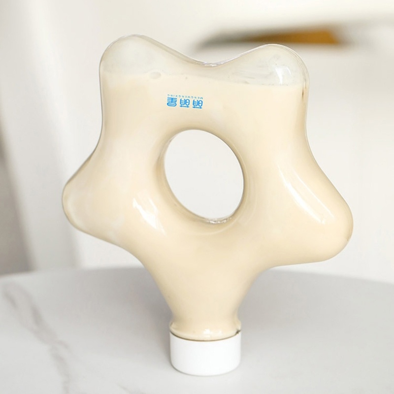 Botol Air Portabel Bentuk Bintang Bahan Plastik BPA Free Anti Tumpah Dapat Digunakan Kembali