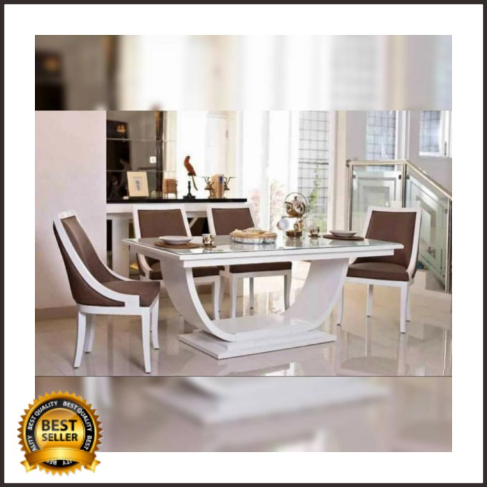 Kursi Makan Meja Makan Busa Kayu Mahoni Berkualitas