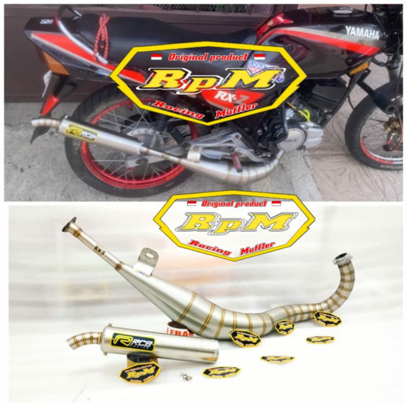 Knalpot RCB Pipe on Yamaha RXZ - RX Z - RZR