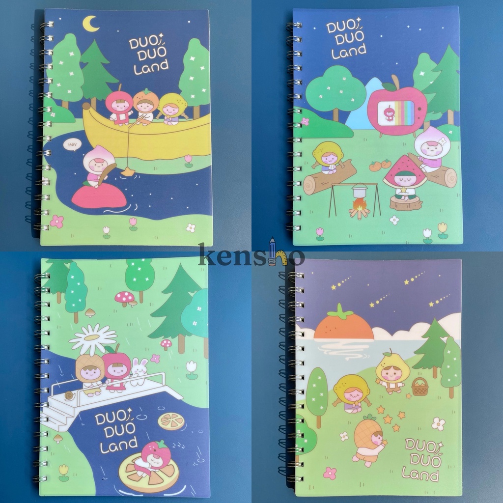 KENSHO Notebook Buku Book Catatan Spiral A5-70 Lucu