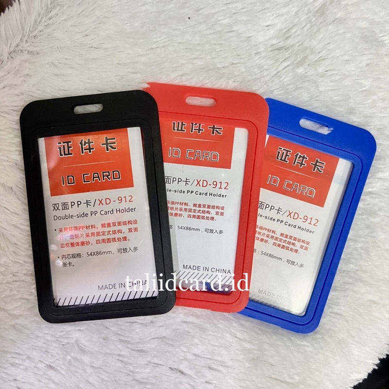 

FRAME CASING BOX DX912 HOLDER NAMETAG TEMPAT ID CARD DUA SISI KARTU