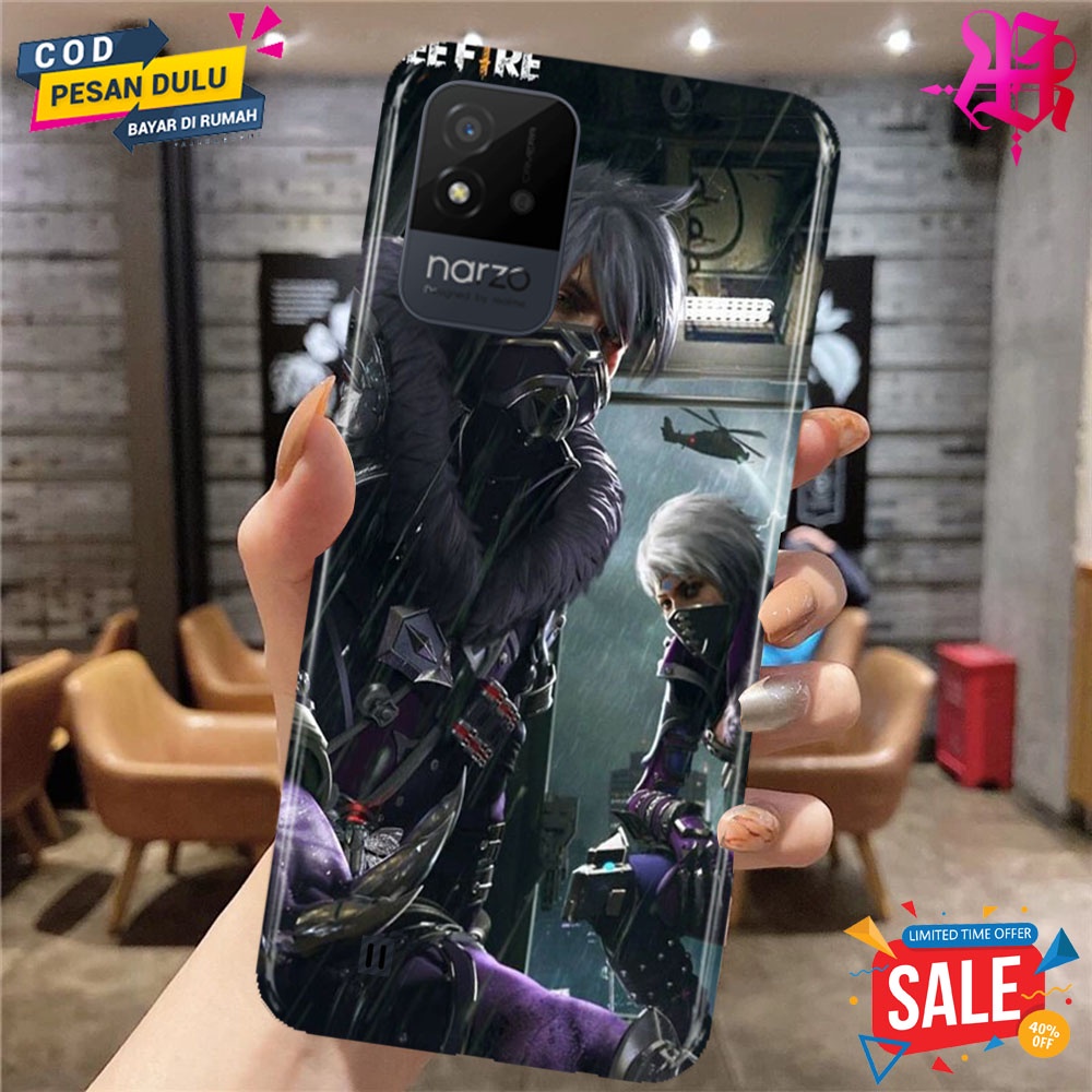 VDC - 32 - Case Hp Narzo 50i  - FF - Casing Hp 3D - Custom Case  - Case Murah - Case Hp All Type - S