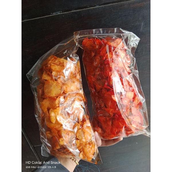 

Kripik Singkong viral bumbu rujak dan balado 500gr